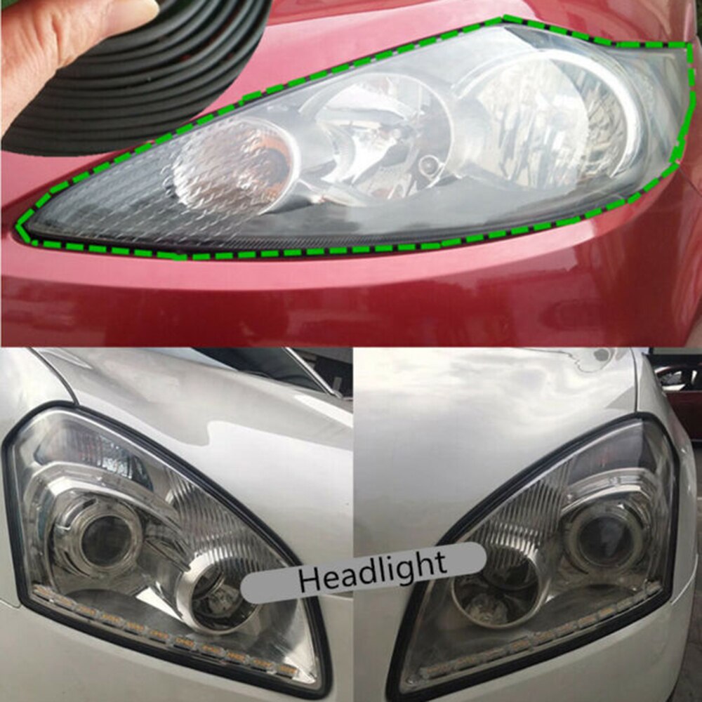 Stofdicht Afdichting Strip Accessoire Vervanging Rubber Auto Koplamp Bumper