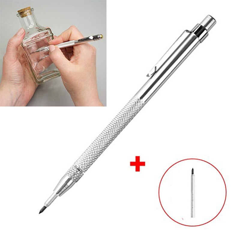 Metal Glass Ceramics Carbide Scriber Tool Clip Carve Tungsten Magnet Aluminum Etching Engraving Pen Useful