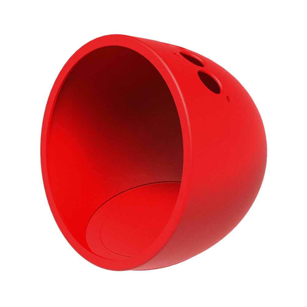 Luidsprekerhoes Beschermhoes voor Echo Spot 2024 Luidsprekerbeschermhoes Anti-kras Siliconen stofdichte hoes voor Echo: Rood