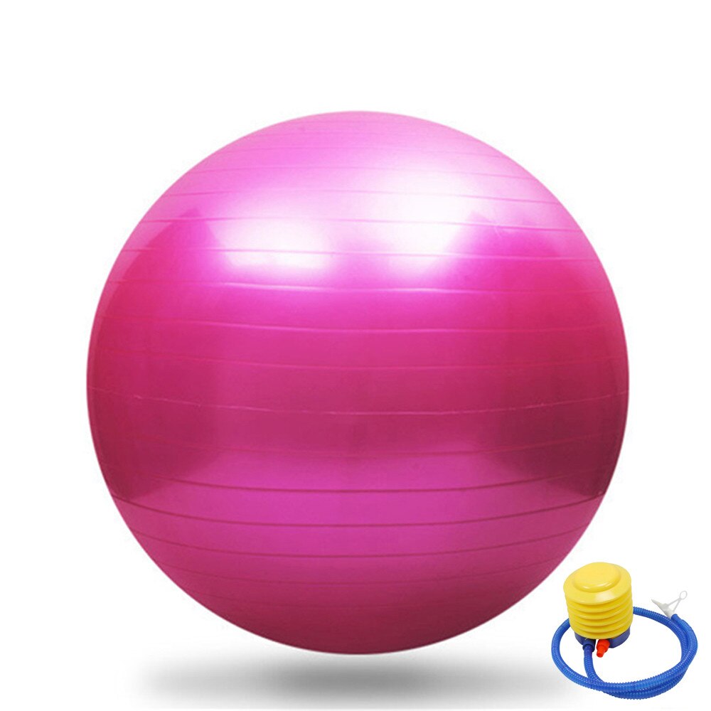 шарикиYoga Ball GYM Fitness Iron Shake Balance Exercise Sport Workout Relieve Pain Massage Balls Training Tool 55cm0210
