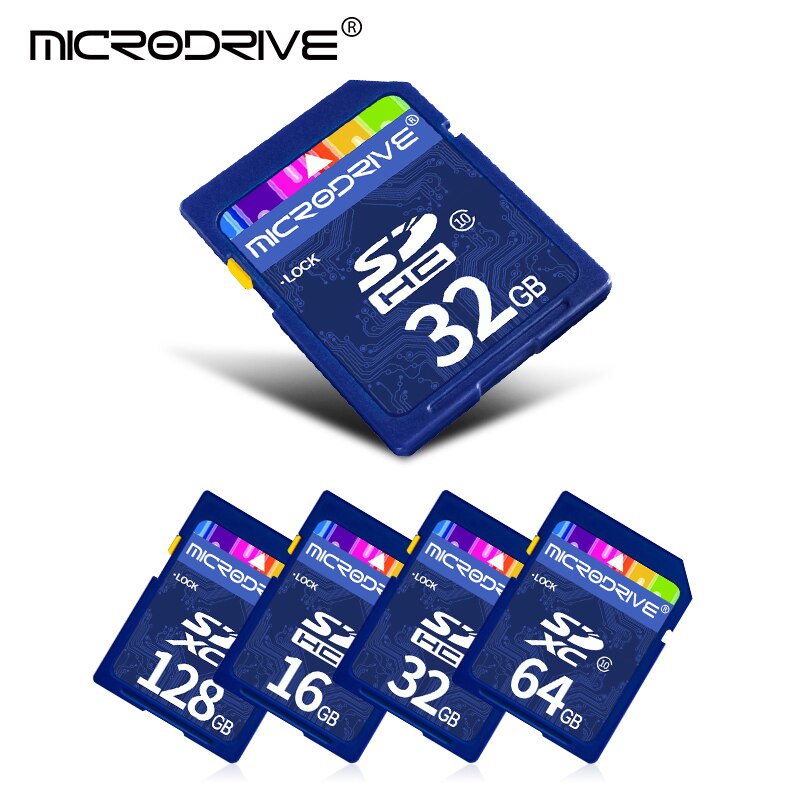 Muistikortti 128gb 64gb 32gb sd-kortti (ei microsd-kortti) luokan 10 flash-muistikortti muisti sd-kortit digikameralle
