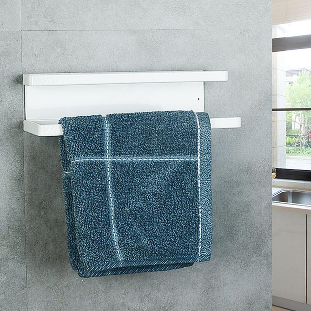 Kitchen Towel Rack Bathroom Double Magnetic Towel ... – Grandado