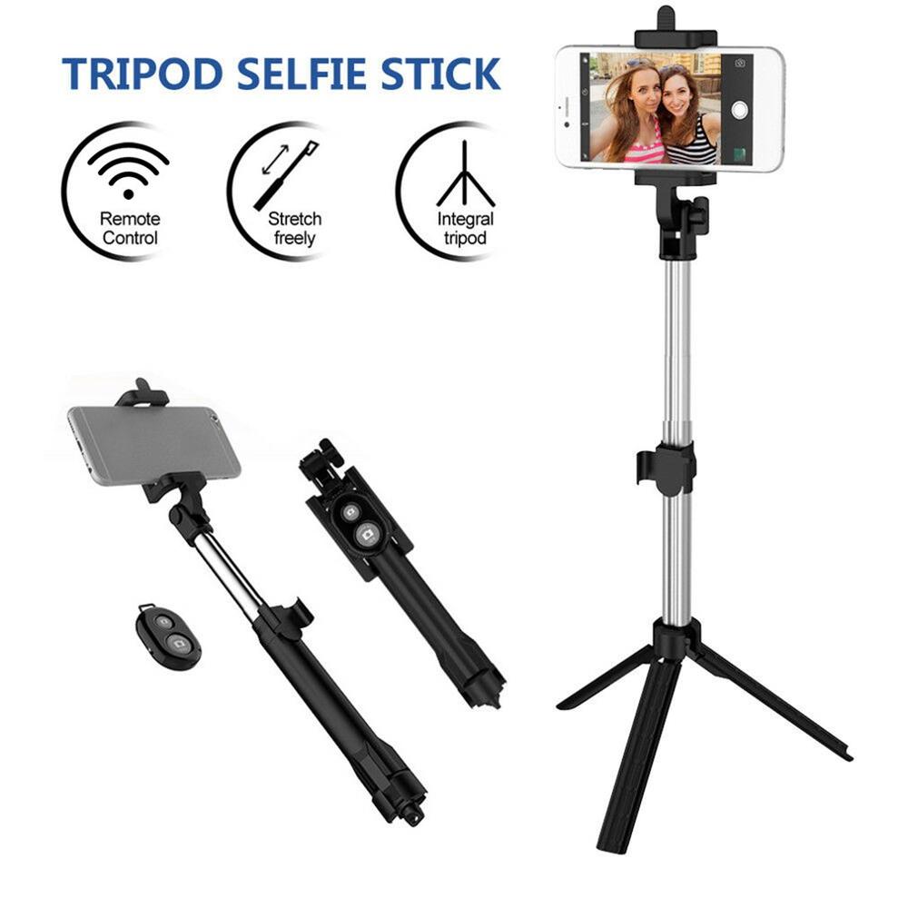 Handheld Statief Sluiter Universele All-In-Een Draadloze Selfie Stok Met Afstandsbediening Voor Telefoon