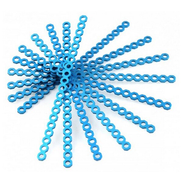 Lange Cuttable Connector Makeblock 16 Cm Blauw (10 Uds)