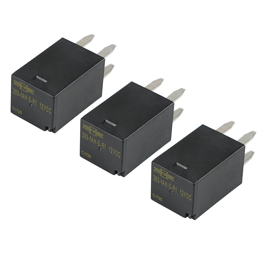 NICECNC Elektrisk Relæ 12V - Sort - Erstatter 4011283 til Polaris RZR Sportsman Ranger