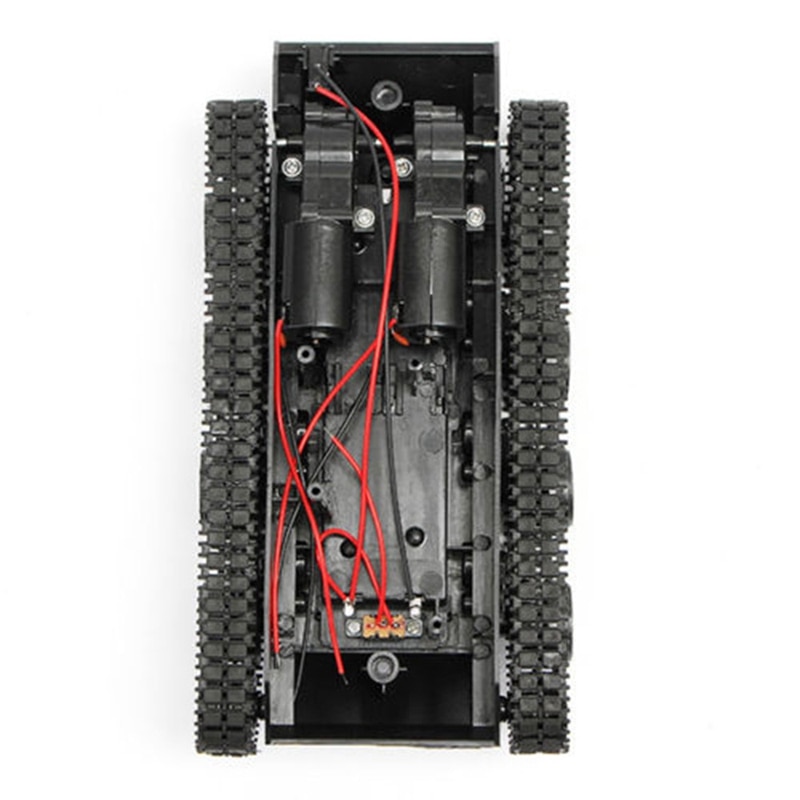 Rc Tank Smart Robot Tank Car Chassis Kit Rubber Track Crawler For Arduino 130 Motor Diy Robot Toys For Children