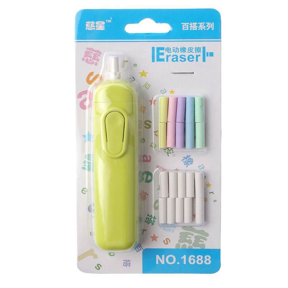 1 PC Battery Operated Eraser Electric Eraser Automatic School Supplies Stationery Child Escolar Papelaria