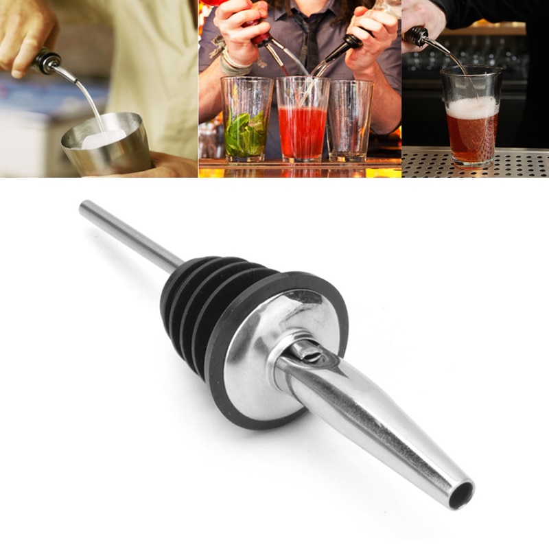 Rvs Whisky Liquor Olie Wijn Fles Schenker Mond Dispenser Cap Uitloop Stopper Bar Tender Keuken Bar Gereedschap Gadgets