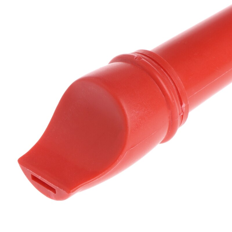 Kids Educational Plastics Instrument 6 Holes Flute Long Musical Soprano Recorder