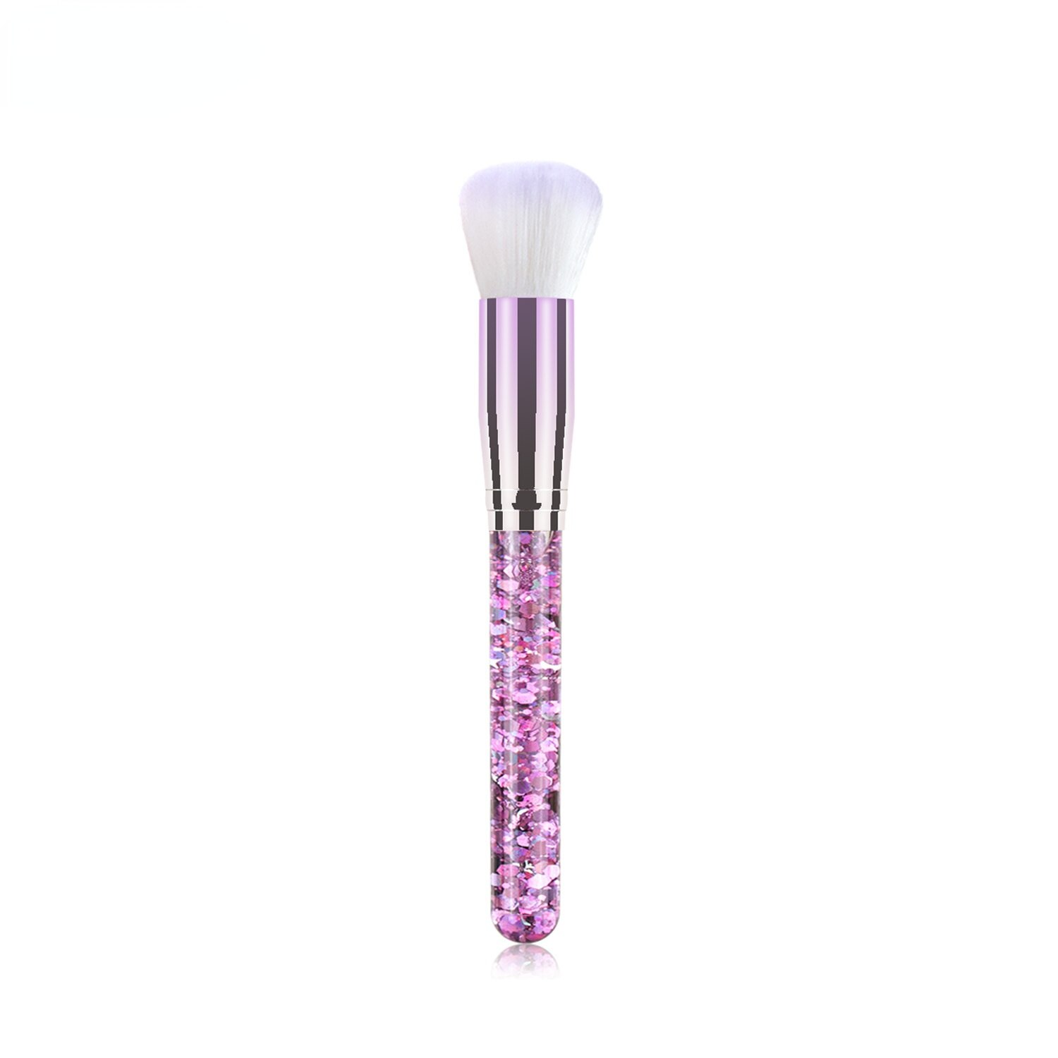 Kleurrijke Make-Up Kwasten Beauty Borstel Base Foundation Oogschaduw Blush Flow Pailletten Quicksand Makeup Tools: Purple-A