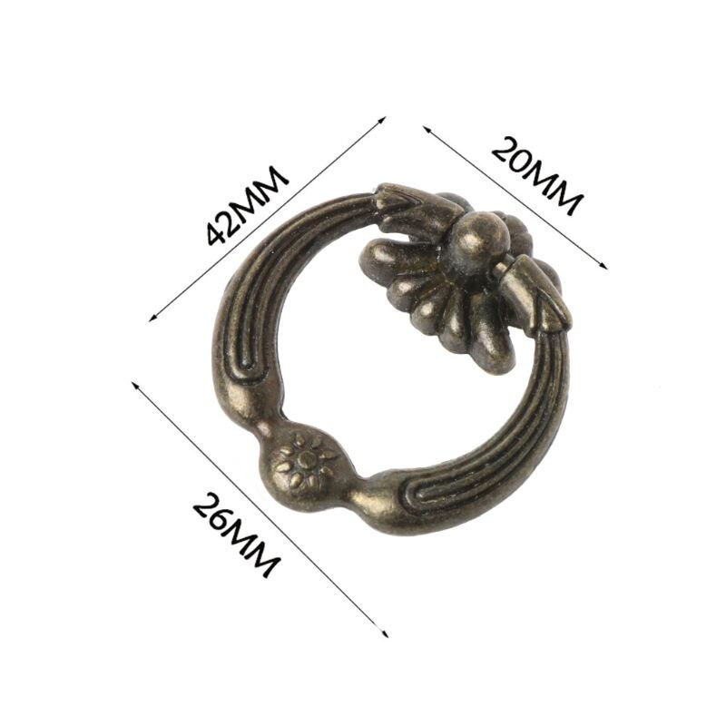 Antique Furniture Handles Drawer Cabinet Door Knobs Pull Handles Retro Decor AXYC