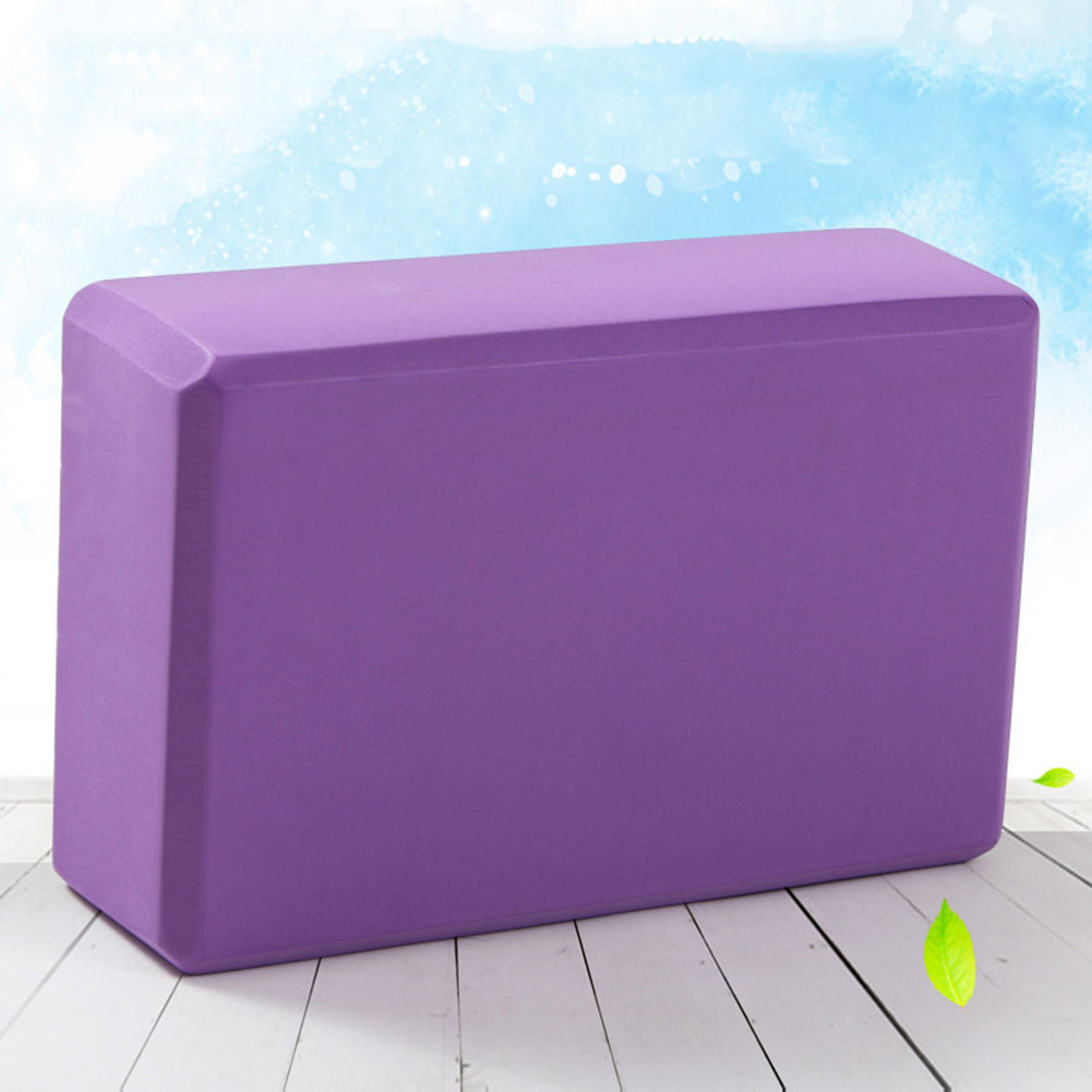 1 paar yogablöcke aus eva-schaumstoff, 3 x 6 x 9 cm, bequem, weich, rutschfest für übungen, pilates und fitness  zj55