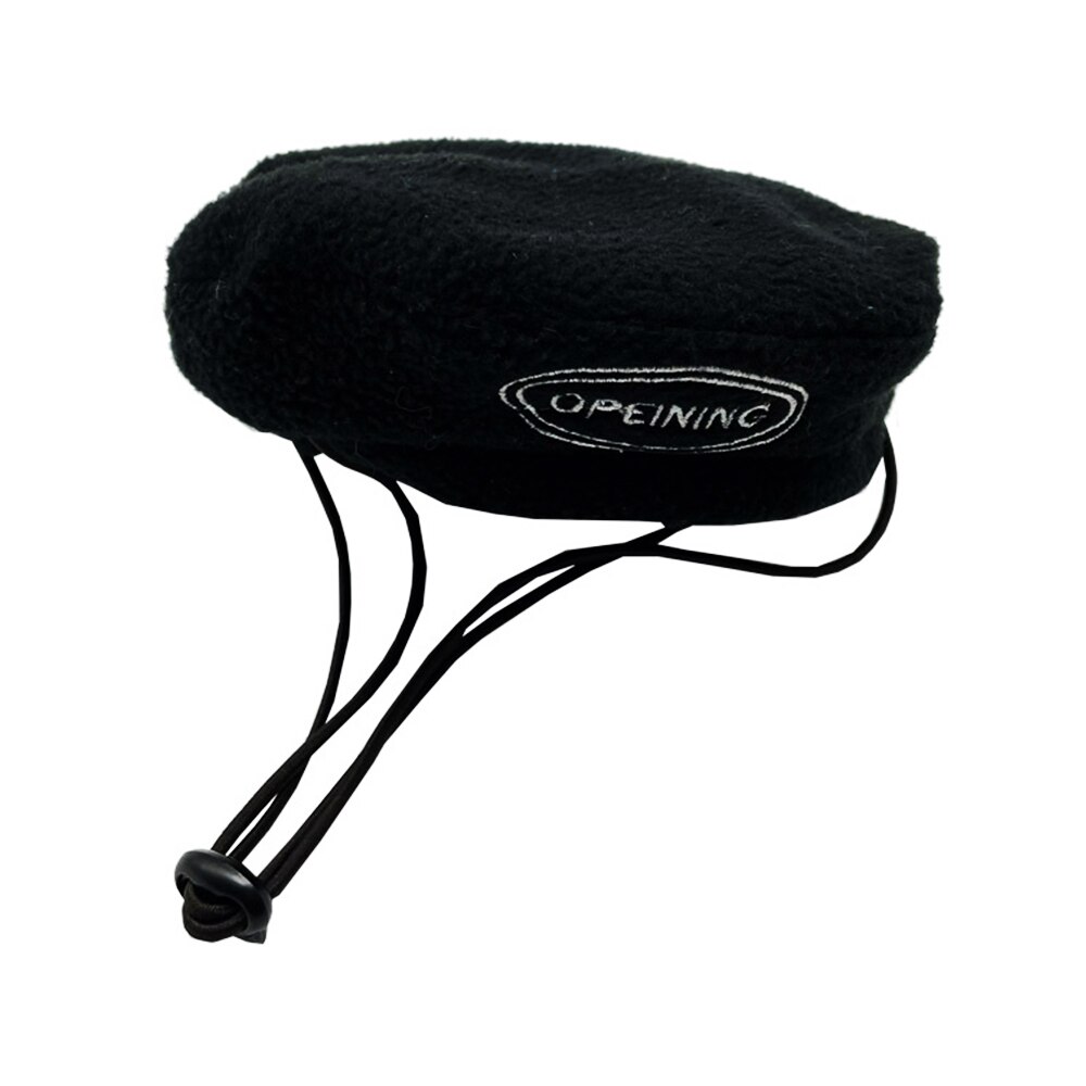 Béret ajustable coloré à la pour chien, accessoires de photographie, chapeau, chapeau, chapeau décoratif, petit gabarit, chiot, PC1617: Black