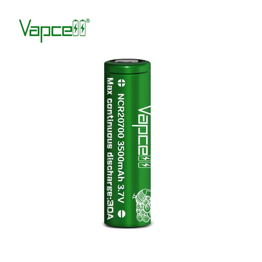 Official 100% original Vapcell 20700 3500mah 30A rewrapped 20700C 3.7V li-ion Rechargeable cell battery long life