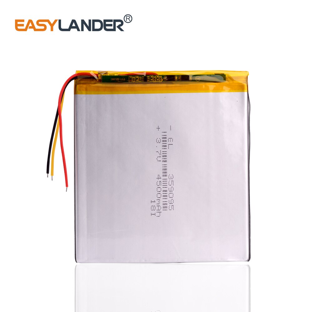3 line 3.7V 4500mah tablet battery gm lithium polymer battery 359095 Li-ion battery for MP3 MP4