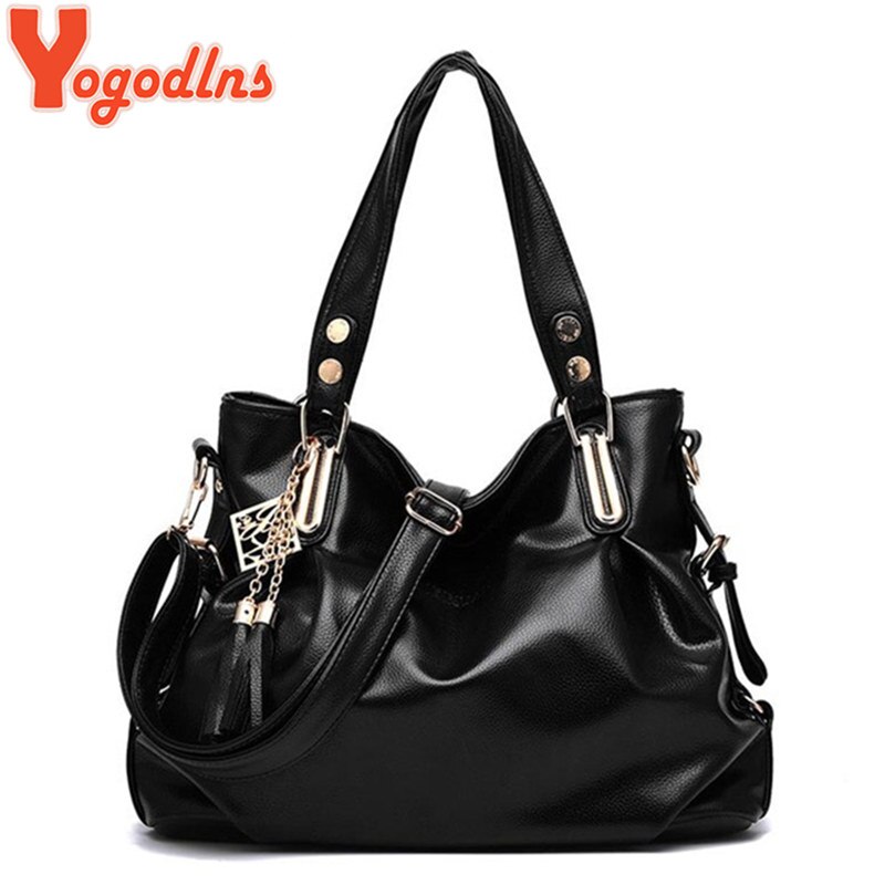 Yogodlns PU Leather Tassel Bag Shoulder Bags Women Messenger Bags Women Handbag Women Leather Handbags