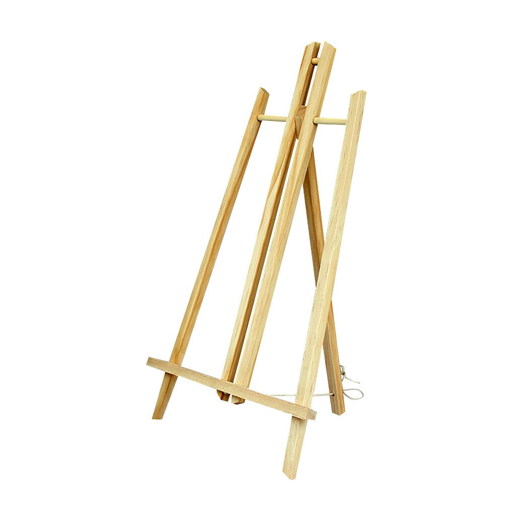 Natural Wood Display Easel Oil Painting Frame Shelf Artist Tripod Tabletop Holder Stand Props Outdoor Sketching Tools#g30