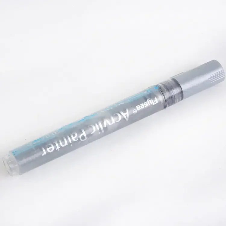 1pc White Acrylic Paint Pen for Rock Painting, Stone, Ceramic, Glass, Wood, Tire, Fabric Metal, Canvas Extra-fine Tip White: Brown