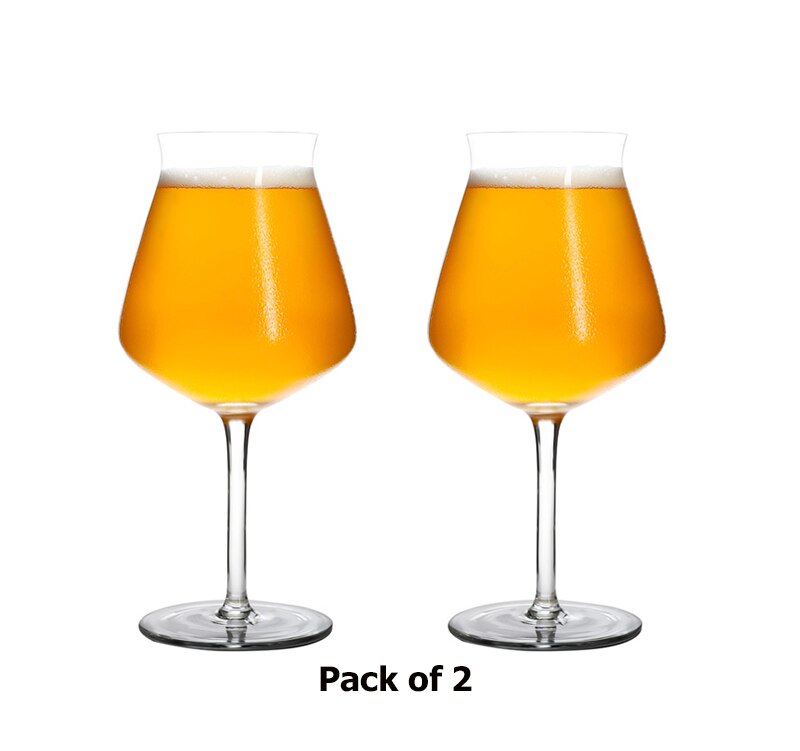 400 Ml Bier Glas Tulp Classics Bier (Set Van 2), Clear: Default Title