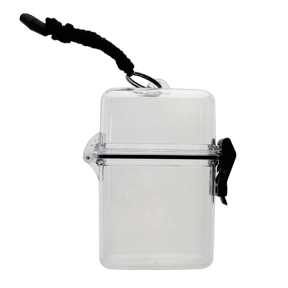 Boîte sèche en plastique, conteneur de bouée pour plongée sous-marine kayak bateau gonflable natation surf Bech: Clair