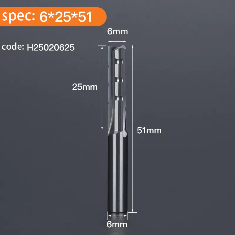 HUHAO Straight Milling Cutter Wood Router Cutters 3 Flutes Carbide End Mill CNC Slotting Trimming Router Bit Woodworking Tools: 29mm