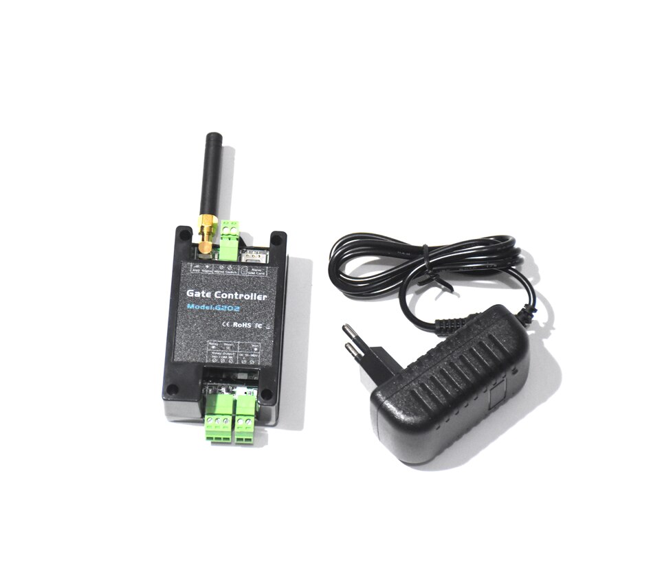Abridor de puerta corredera para garaje, interruptor de relé con Control remoto de acceso inalámbrico, con llamada gratis, GSM, 200 usuarios: 2G with adapter