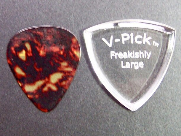 V-Picks Freakishly Large Pointed Guitar Pick