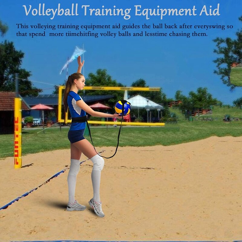 Volleyball Training Equipment, Practice Trainer For Football,Serve And Spike Trainer For Beginners And Volleyball Player