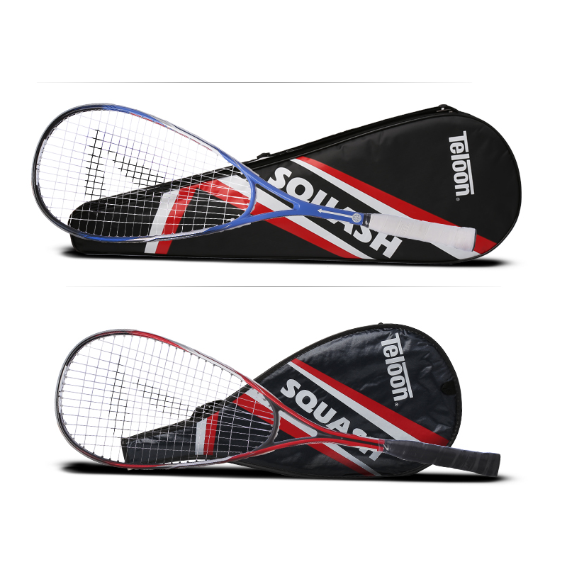 Squash Racket With String Ball Full Carbon Suit Adult Beginner Men Women With Racket Bag Competition Training -40