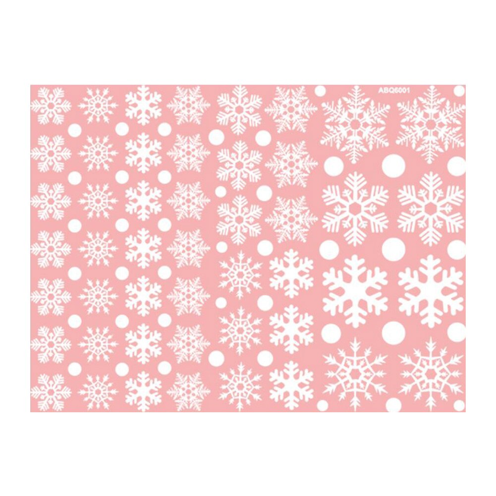 57pcs Premium Snow Flakes Stickers Christmas Theme Self Adhesive Snowflakes Window Clings For Home Party Gathering Prom: styleB 1PC