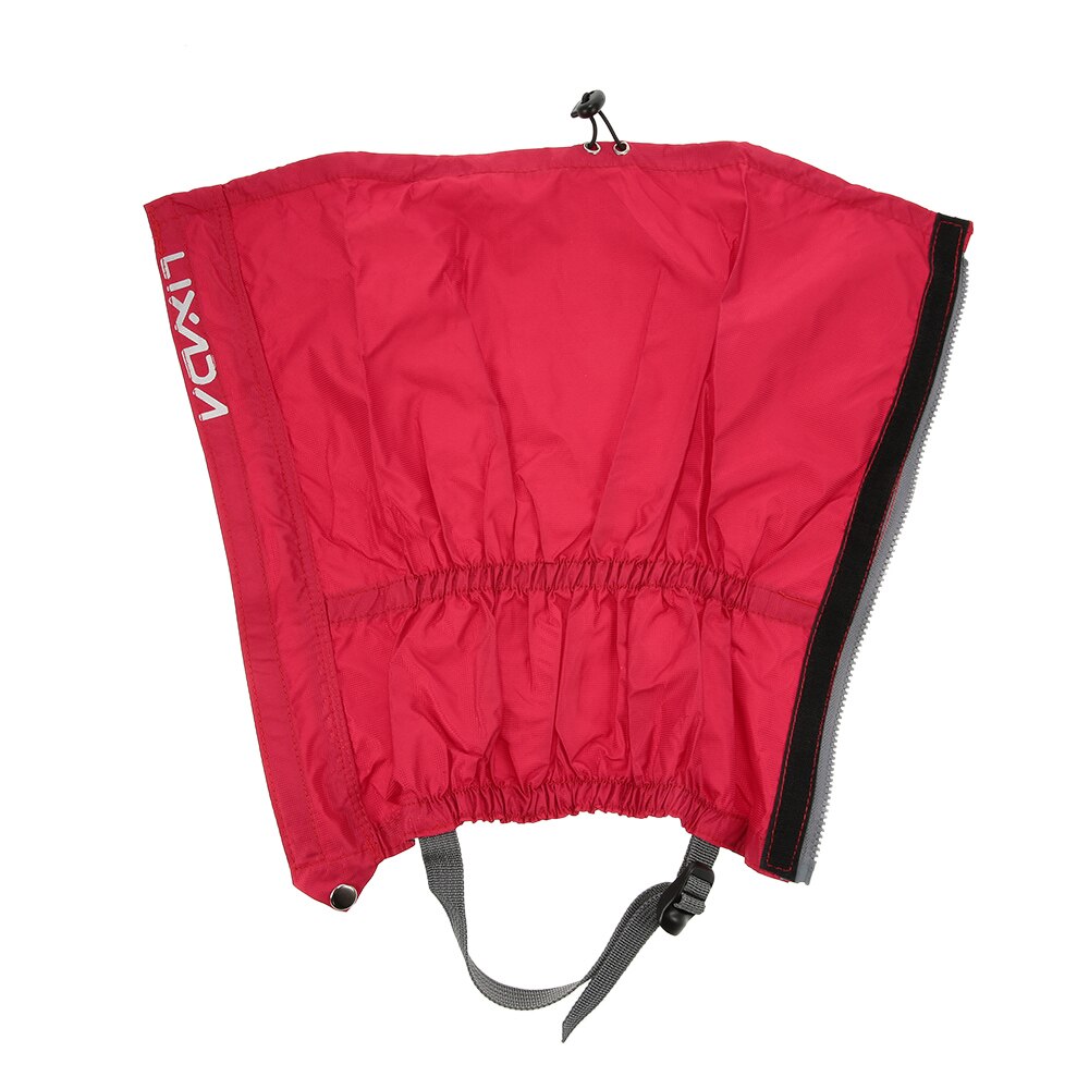 Lixada One Pair of Gaiters Outdoor Unisex Zippered Closure Wear and Water Resistant Cloth Leggings Cover for Snowboarding