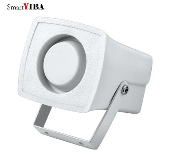 Smartyiba Witte Hoorn Sirene Bekabelde Mini Sirene Voor Alarm Panel Luid Indoor Sirene Alarm