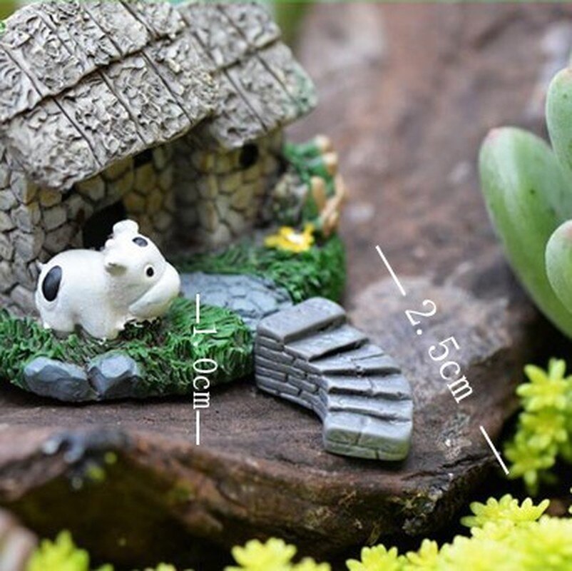 Micro landscape Stone Stairs Miniature Fairy Garden Home Houses Decoration Mini Craft Micro Landscaping Decor DIY Accessories