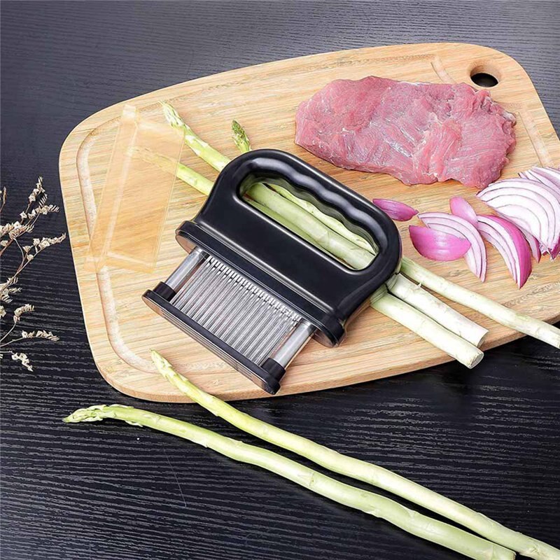 Amaciador de carne 48 lâminas de agulha ultra afiada aço inoxidável melhor para amaciar churrasco marinada cozinha cozinhar ferramenta