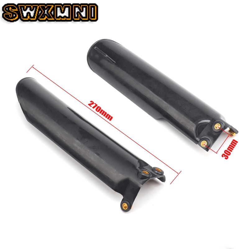 White Front Fork Guard Plastic Set For Honda CRF50 | Unbranded Replacement