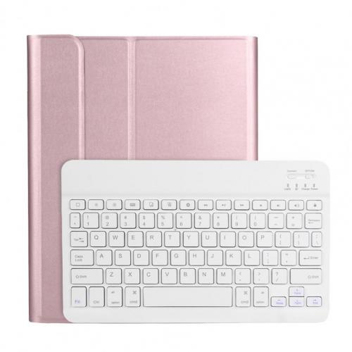 Bluetooth-compatible Tablet Keyboard for iPad Po 11 Wireless PC Keyboard Touchpad Keypad Keyboard Case teclado inalámbrico: Rose Gold
