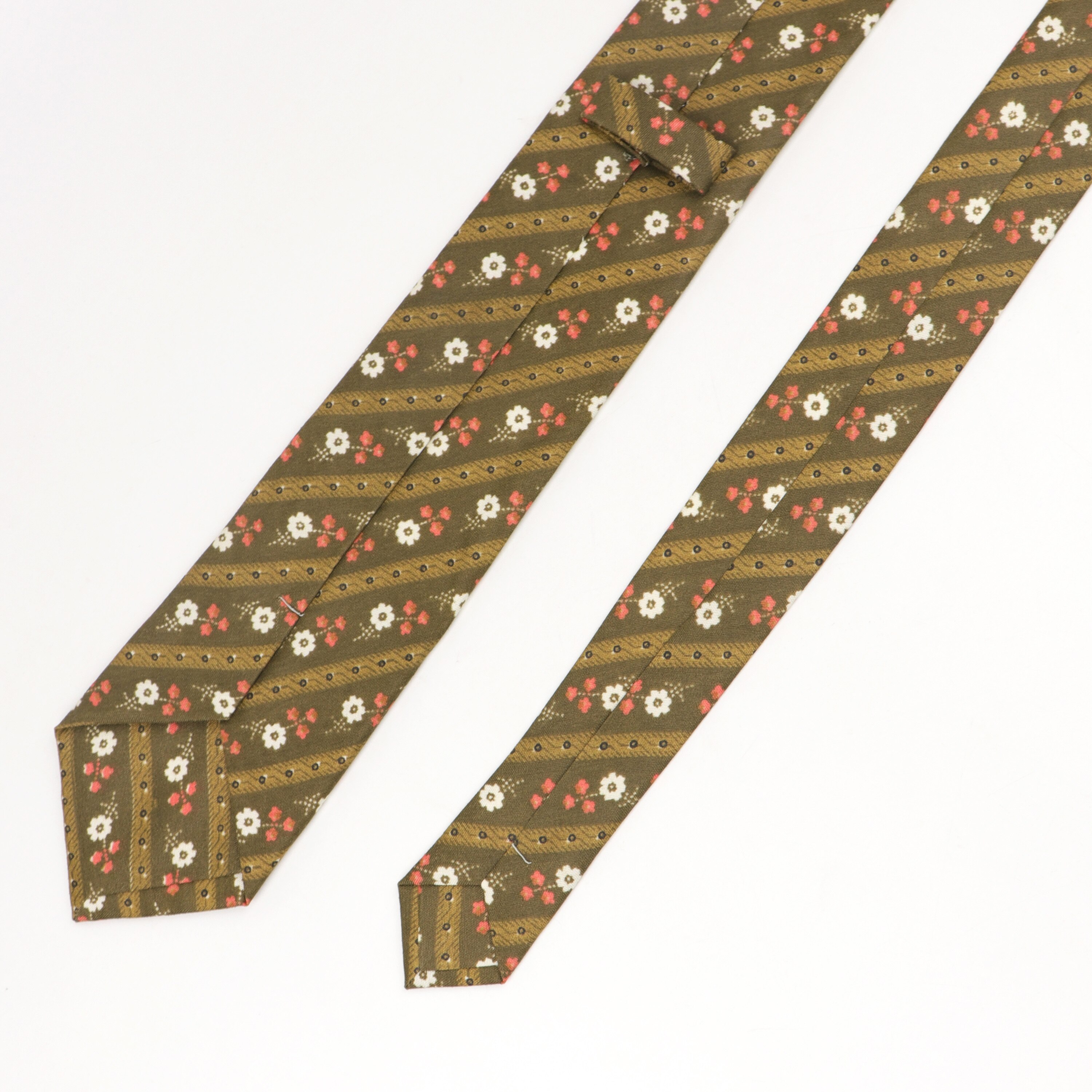 Cravates en coton Rose imprimé | Fleur, largeur 7cm, cravate étroite, cravate Cravat décontracté, fête, cravate de cou