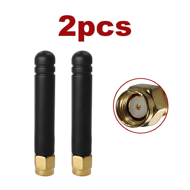2.4GHz antenna wifi antenna 3dBi antenna RP-SMA antenna antenna 2.4ghz antenne 2.4G wifi antenne wi-fi antenne Router Wireless: 2pcs