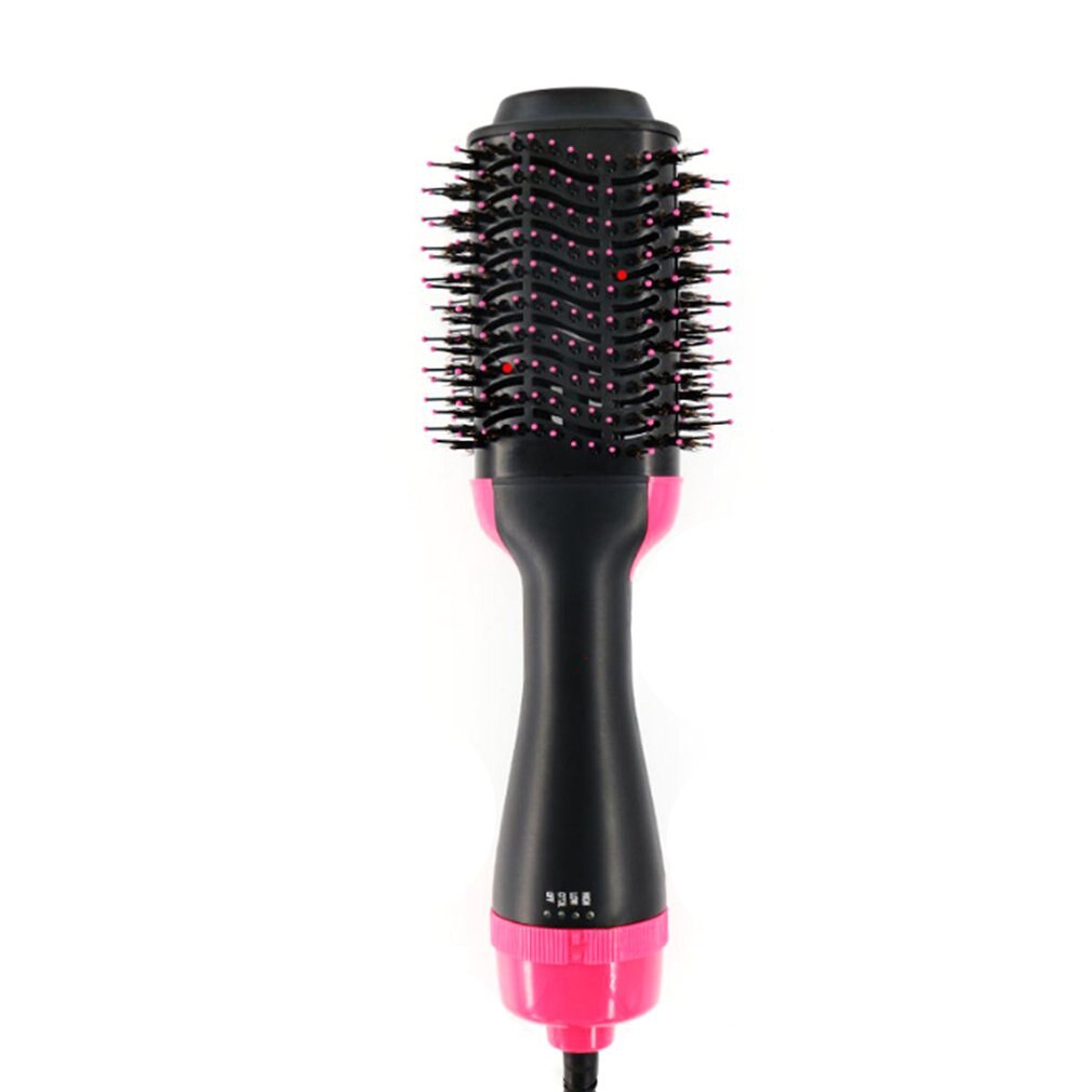 2 en 1 secador de pelo multifunción rotativo rodillo rotativo Styler peine estilo alisado rizador de hierro