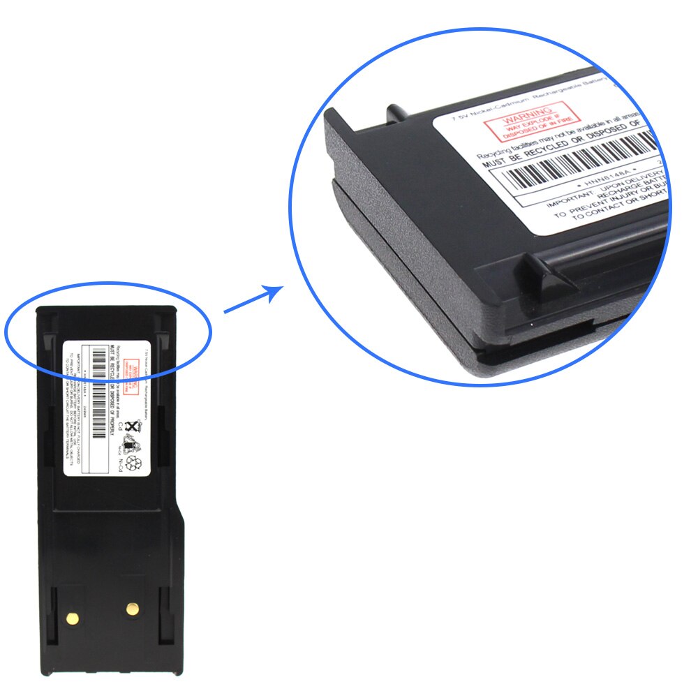 HNN8148 Battery for Motorola Radius P110 A110 P-110 Two Way Radio HNN8148A Ni-CD 1800mAh