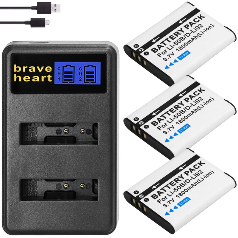 LI50B Li 50B Batterij Voor Olympus VR340 1010 10... Grandado