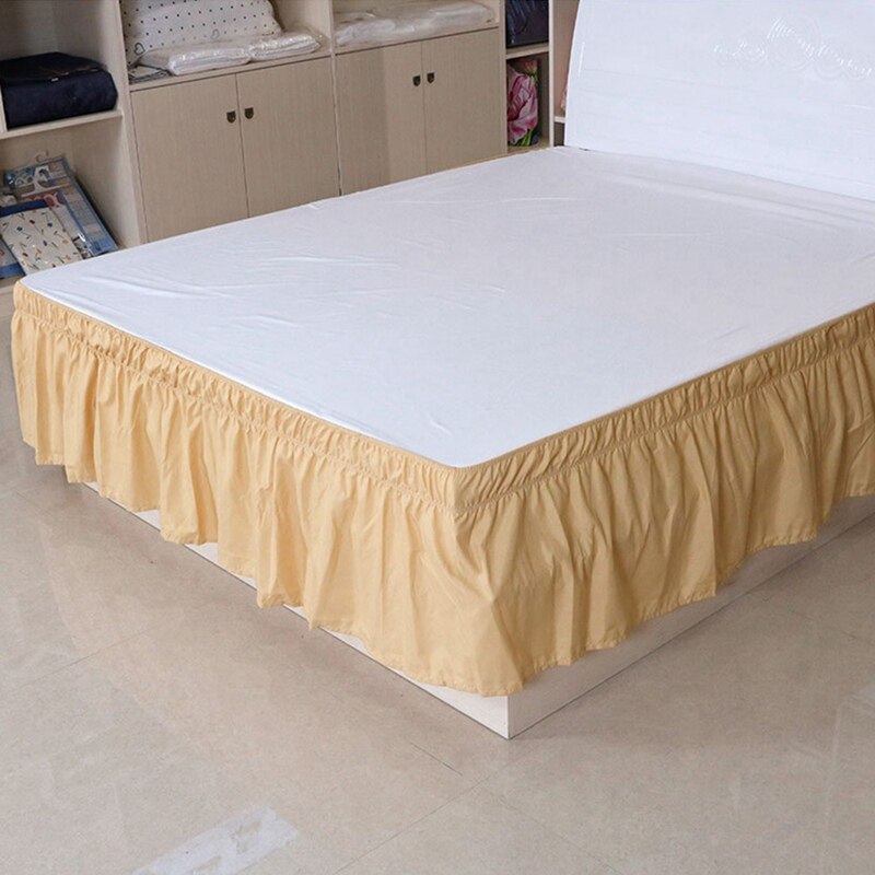 King / queen size seng nederdel hvide seng skjorter uden overflade elastik bånd single queen king let på / let off seng nederdele hjem: Kk / 120 x 200cm