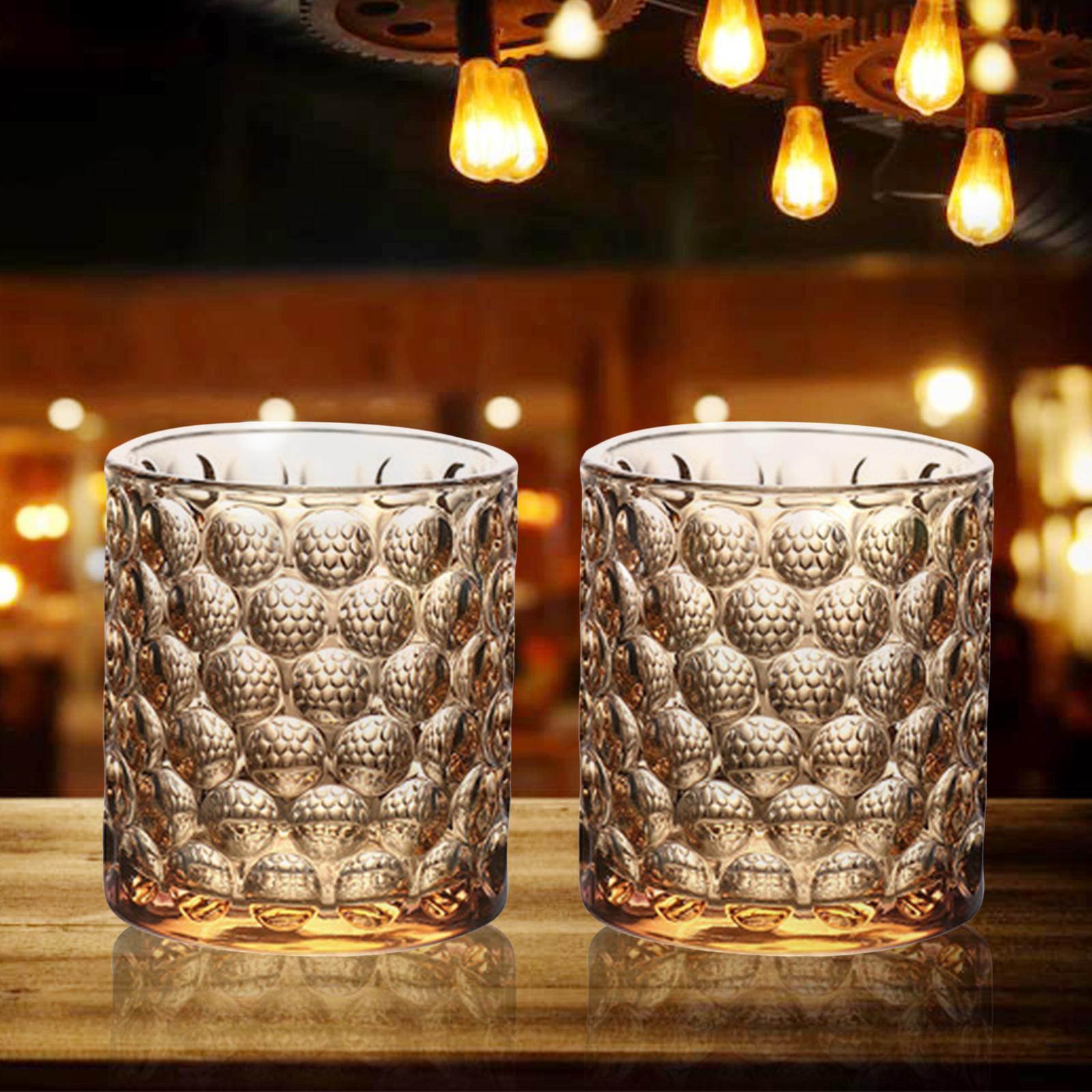 Tasse en verre de 300ml à fond lesté épais, tasse à café créative, résistante à la chaleur, pour la maison, la cuisine et la salle à manger: Amber