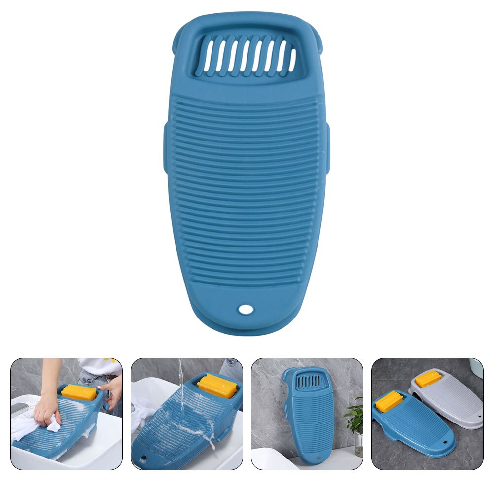Scrubbing Board Anti-slip Wash Board Household Washing Board Clothing Washing Board for Laundry Dorm Home