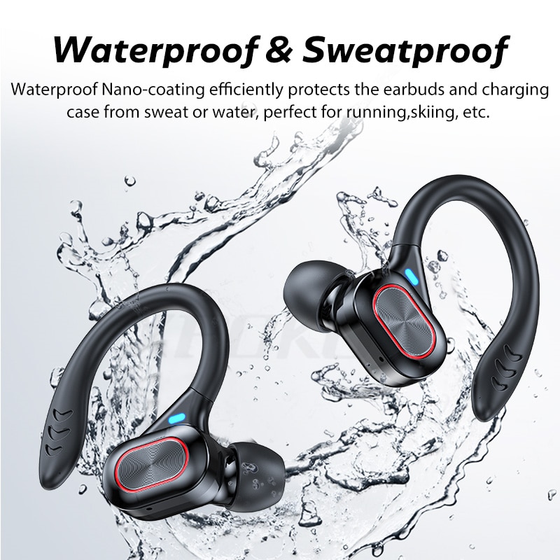 Xiaomi nuovi auricolari Bluetooth TWS con microfono Sport gancio per l&#39;orecchio Display a LED cuffie Wireless cuffie Stereo HiFi impermeabili