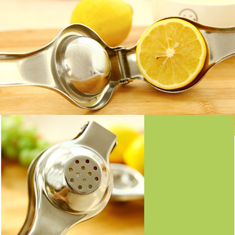 Multifunktionel mini rustfrit stål citron appelsinpresser juicer hånd citruspresser presse presse grøntsagssaft værktøjer