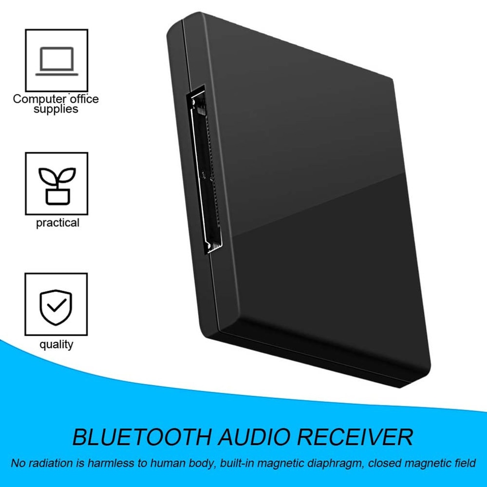Bluetooth V2.0 A2DP Muziek Ontvanger Adapter Voor Ipod Voor Iphone 30 Pin Dock Docking Station Speaker Met 1 Led