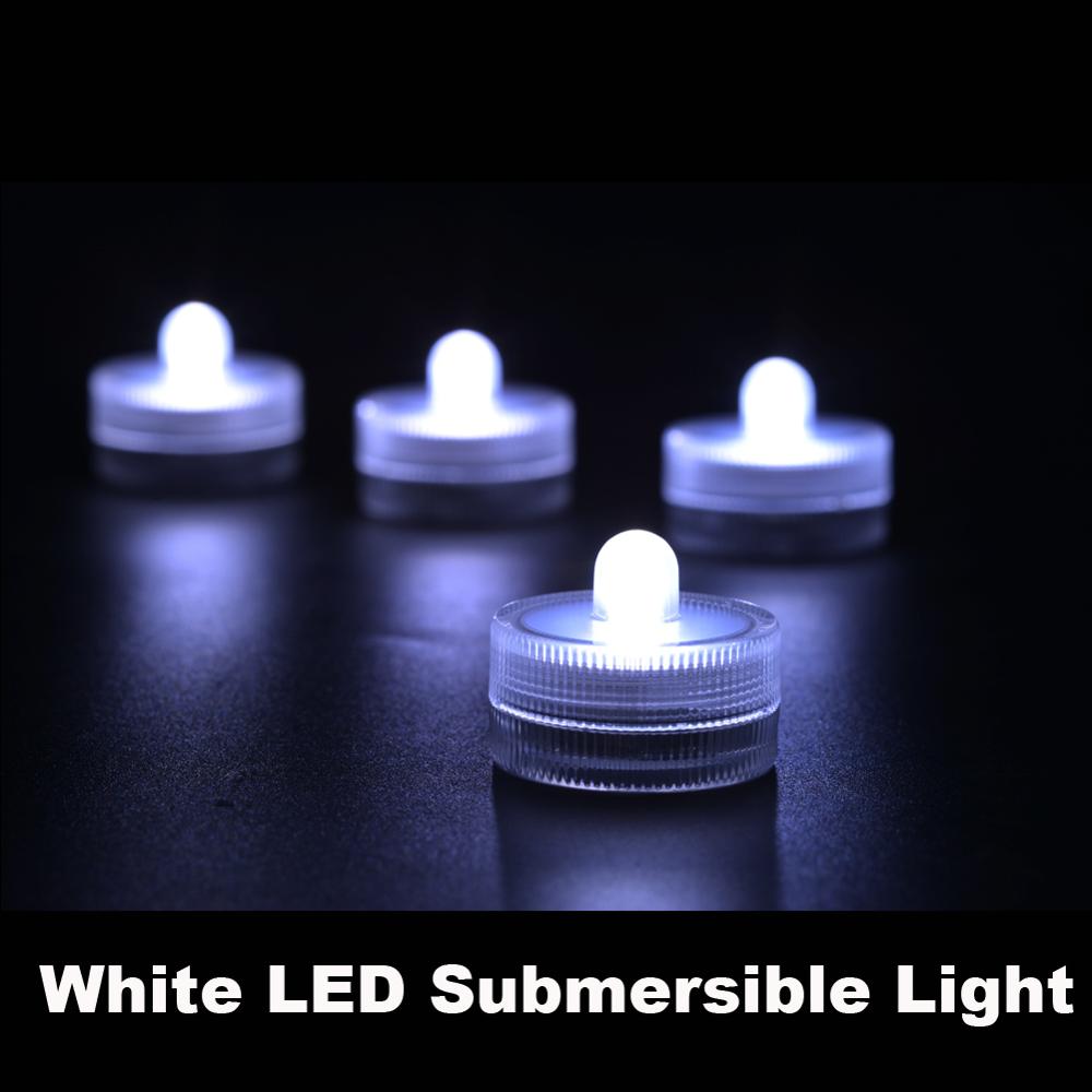 10 Pcs/Lot 11 Colors Available Floralyte Submersible Coin Battery Operated Waterproof Mini LED Vase Flower Decoration Light