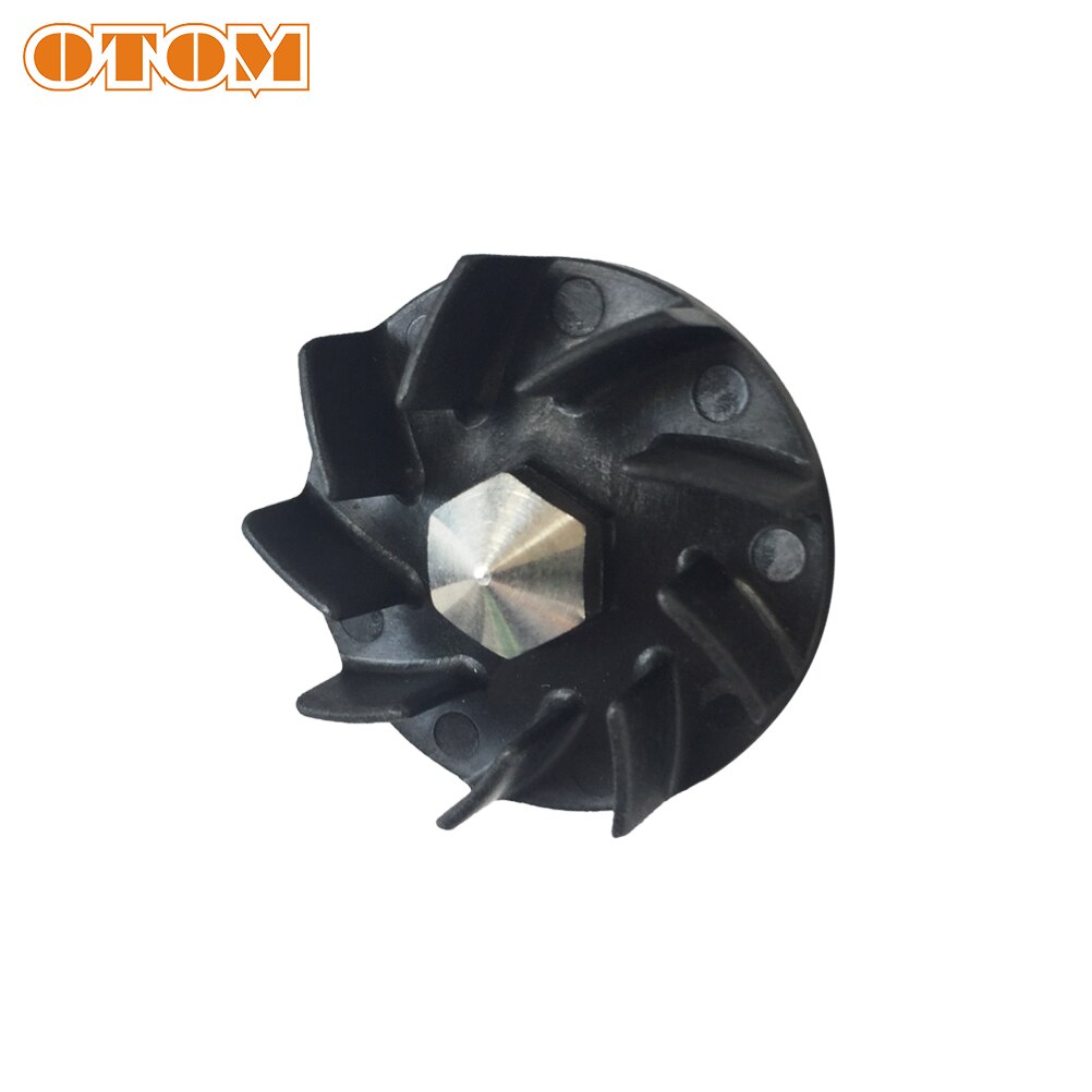 OTOM NC250 NC450 Parts Water Pump Gear (ANE Wheel) Motorcycle 6 Fan Blades Electric Water Fuel Pump Rotor Impellers For ZONGSHEN