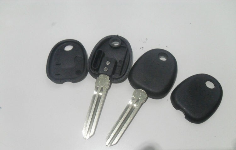 Transponder sleutel shell case voor Hyundai Accent Elantra (kan installeren TPX3 chip) met rechts blade Fob sleutel leeg 5 stks/partij